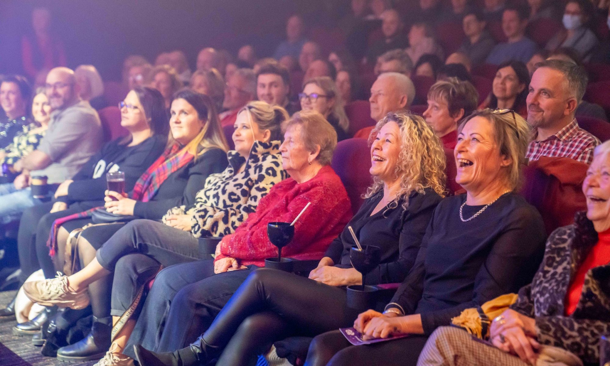 Audience enjoying themselves at Roses Theatre