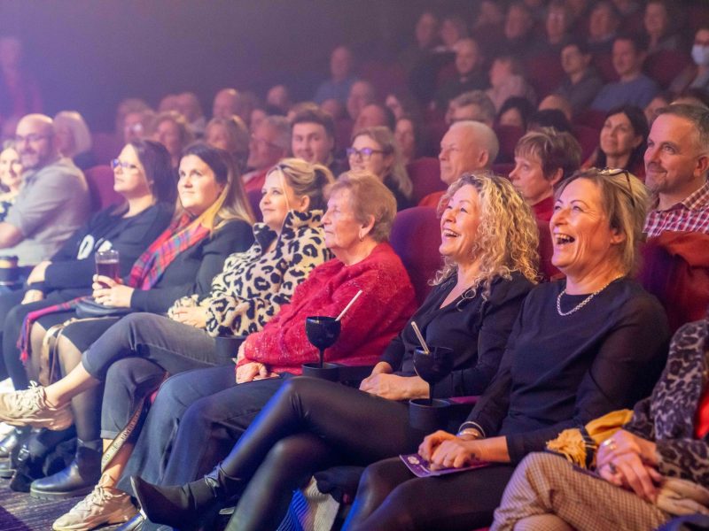 Audience enjoying themselves at Roses Theatre